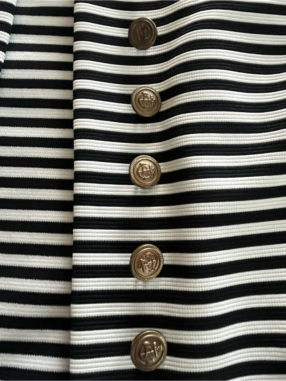 Altar’d State Black & White Striped cotton/Rayon mix Vintage Jacket Size Medium - Picture 7 of 14